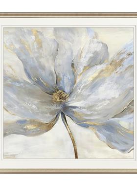 美式玄关画装饰轻奢餐厅边柜画餐挂画法式柜客厅卧PFW室床头花卉