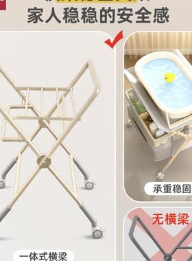 尿布台儿婴护儿理台多功能可折叠宝宝换抚触洗澡新82182生换尿台
