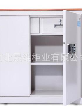 钢制加指厚柜纹保密柜家用双46561门办密公资料档案柜码文件带国