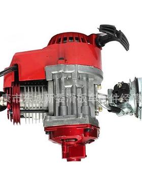 49cT高性能红色V小跑A发动机风冷CcNC缸拉起动器2冲程GOO汽油机缸