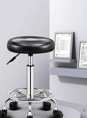 吧椅升降台椅高吧凳滑轮圆凳家用前台61714现脚代简约转椅旋子转