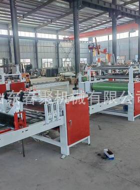 板硅酸钙板玻镁24518平板PVCP贴机冷热胶贴面机密度板VC贴纸机