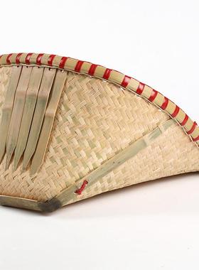 手天然工竹编制品竹簸酒箕48201家用大号畚箕竹筲箕装店农庄竹编