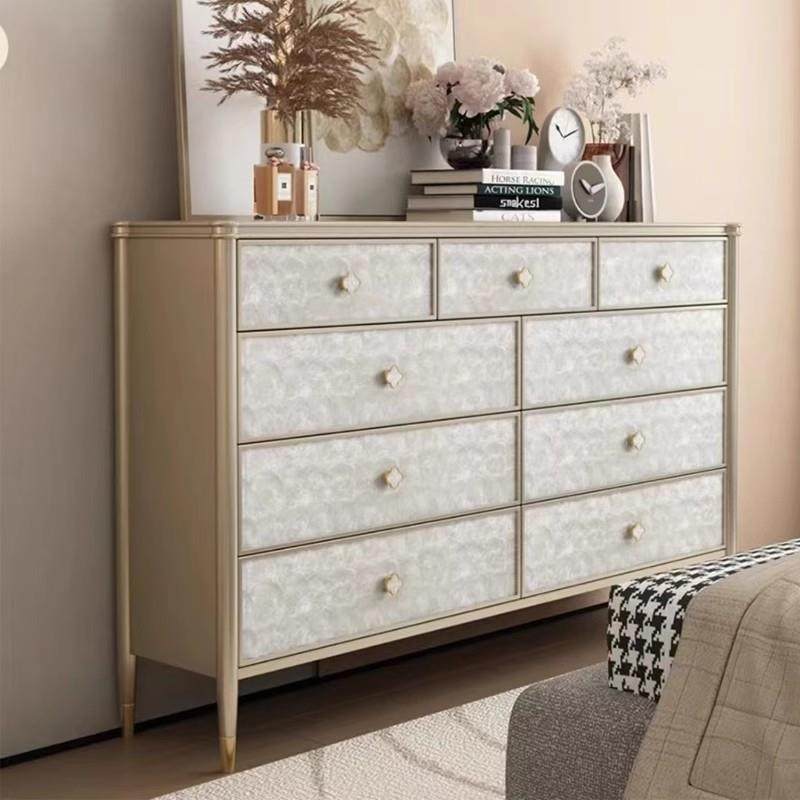 轻奢7585贝壳奶斗客厅装饰柜法式油风卧室抽屉储代物柜现简柜约床,住宅家具,斗柜,淘宝优惠券,粉丝福利购,淘宝优惠卷