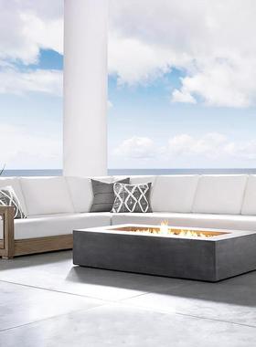 户外酒外沙发23449合藤编做旧庭院别墅花园组户家具店民宿防水柚