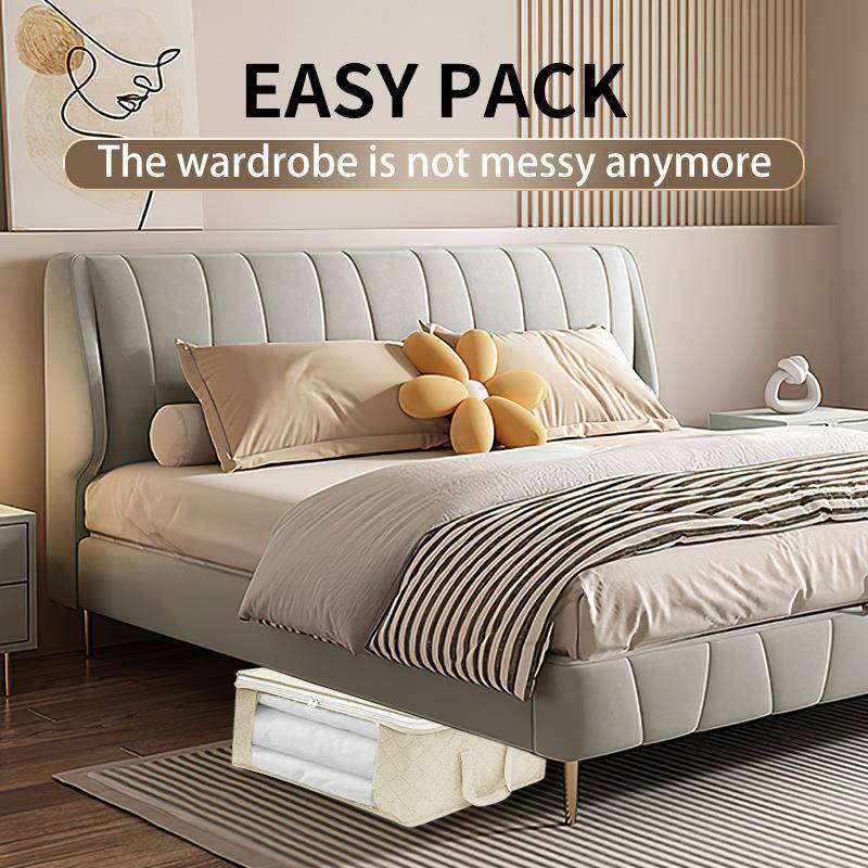 卧室无纺收视纳盒棉布被衣物整理箱可防尘折收纳无品牌/袋叠收纳