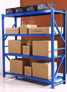 仓库货架置物架仓库库角钢仓储764展物示架家房用地室储重型下铁