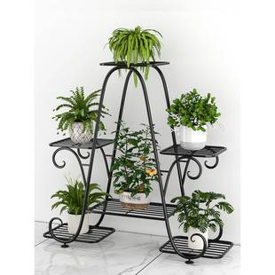 铁艺架多层落地花式 用可移子动92267372室内阳台客厅置物架家绿萝