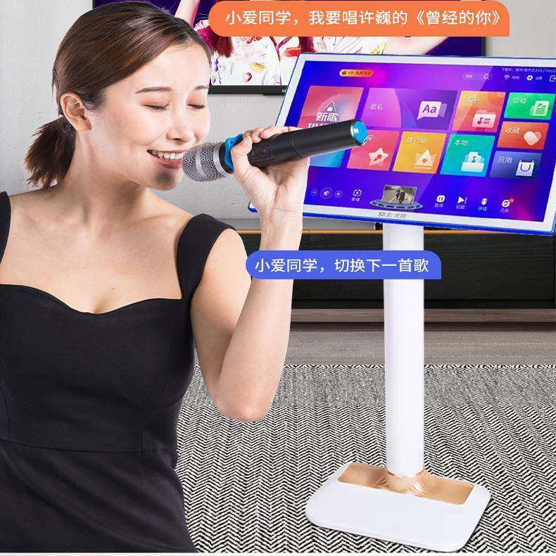 包邮全家庭TV音套装高见描述清点歌机K卡响拉OK音箱功放套家用K歌
