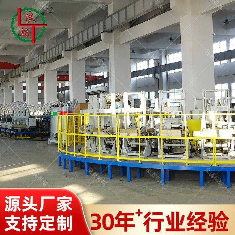 全自手动汽车门板扶发泡盘生产线高压控制742圆式成型流水线