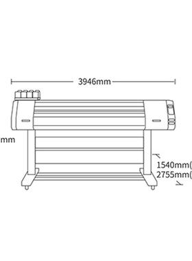5头I32L19151花0高速数码印机10.9米工业级印花工业机服装热转印