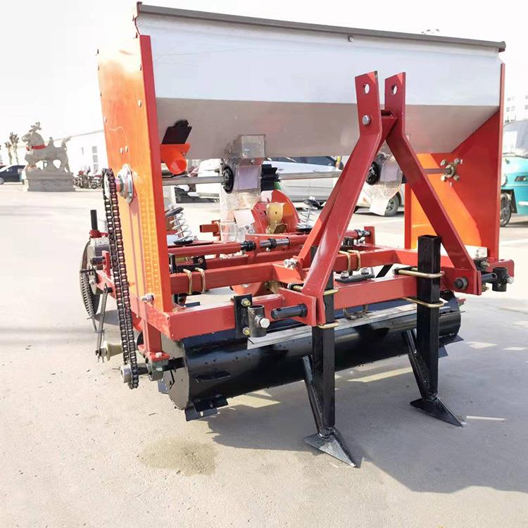 农用高粱豆播种机四轮车带黄豆毛播AK-YM018机免人工点破膜种毛豆