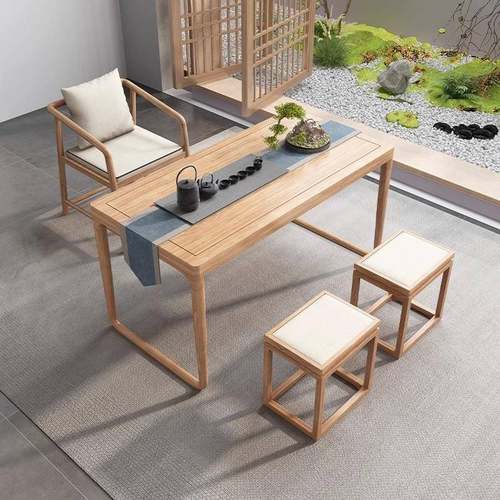 桌现代简约休闲阳台小茶HLF桌茶椅合日式客民宿迷你小户型组厅原