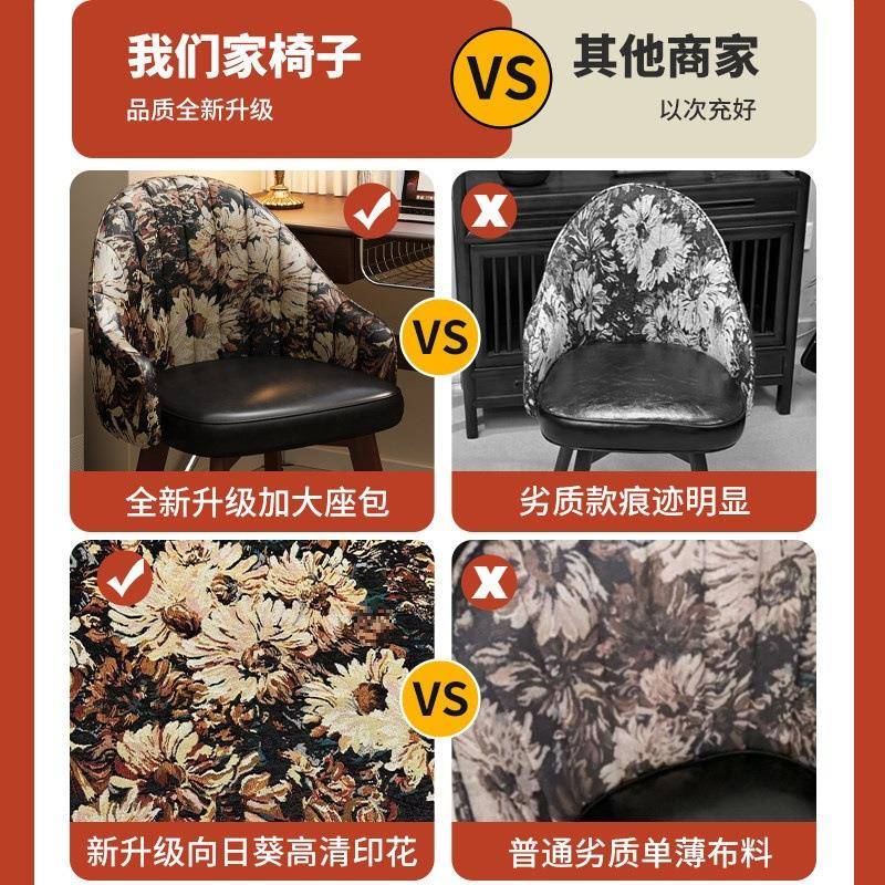 电脑椅家用舒妆适坐靠舍背椅宿学习书2号中古桌椅可久旋转座椅卧
