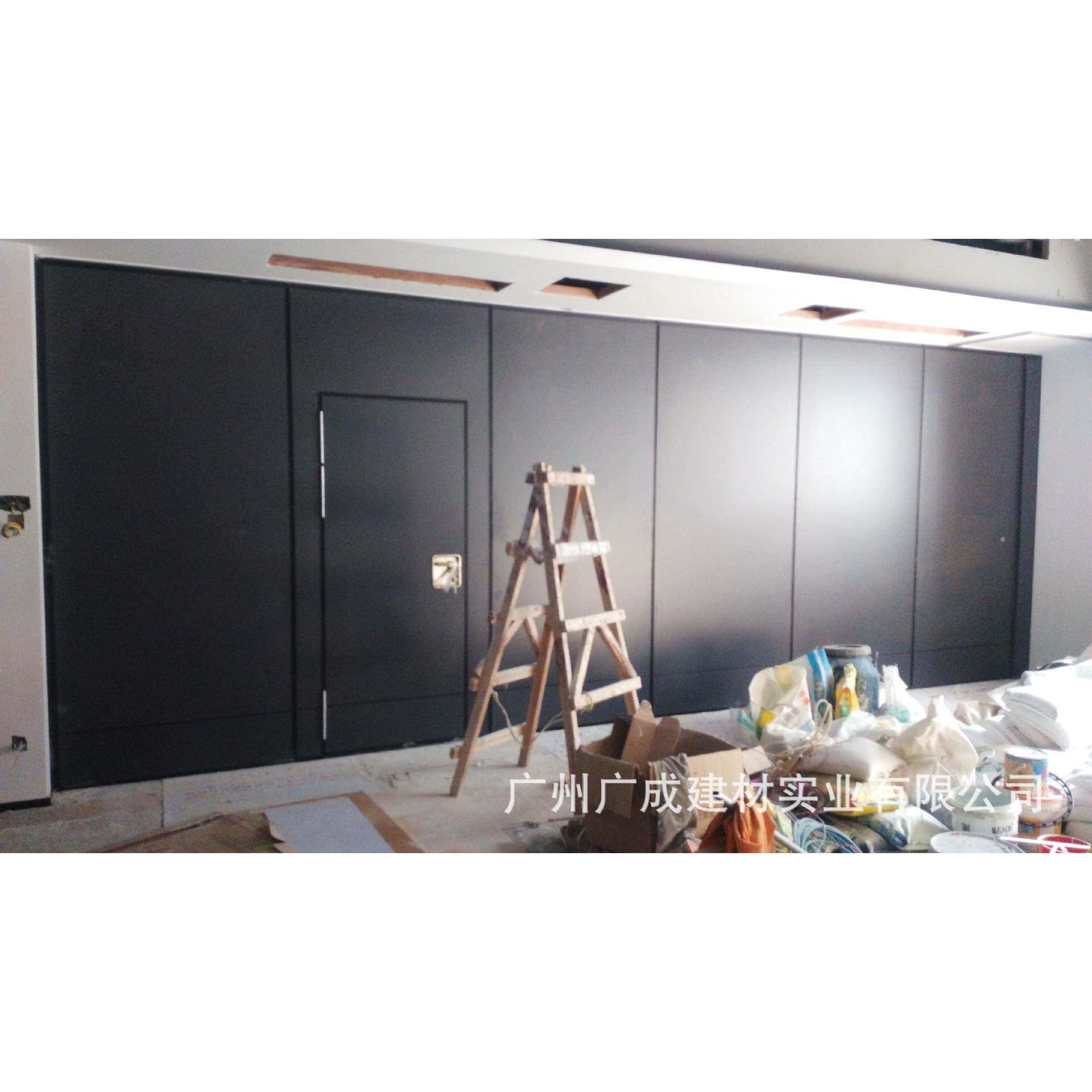 贵州酒店活动65型断隔墙山水画移动隔屏办公室铝合金风断包厢隔音