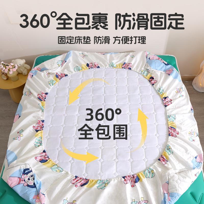 床笠任意尺寸加棉加纯棉床全包隔脏全棉保16102610护厚罩榻米榻垫