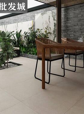 铺户外庭地地石石英砖600X12砖00院子防滑加厚板岩仿古厂标地院面