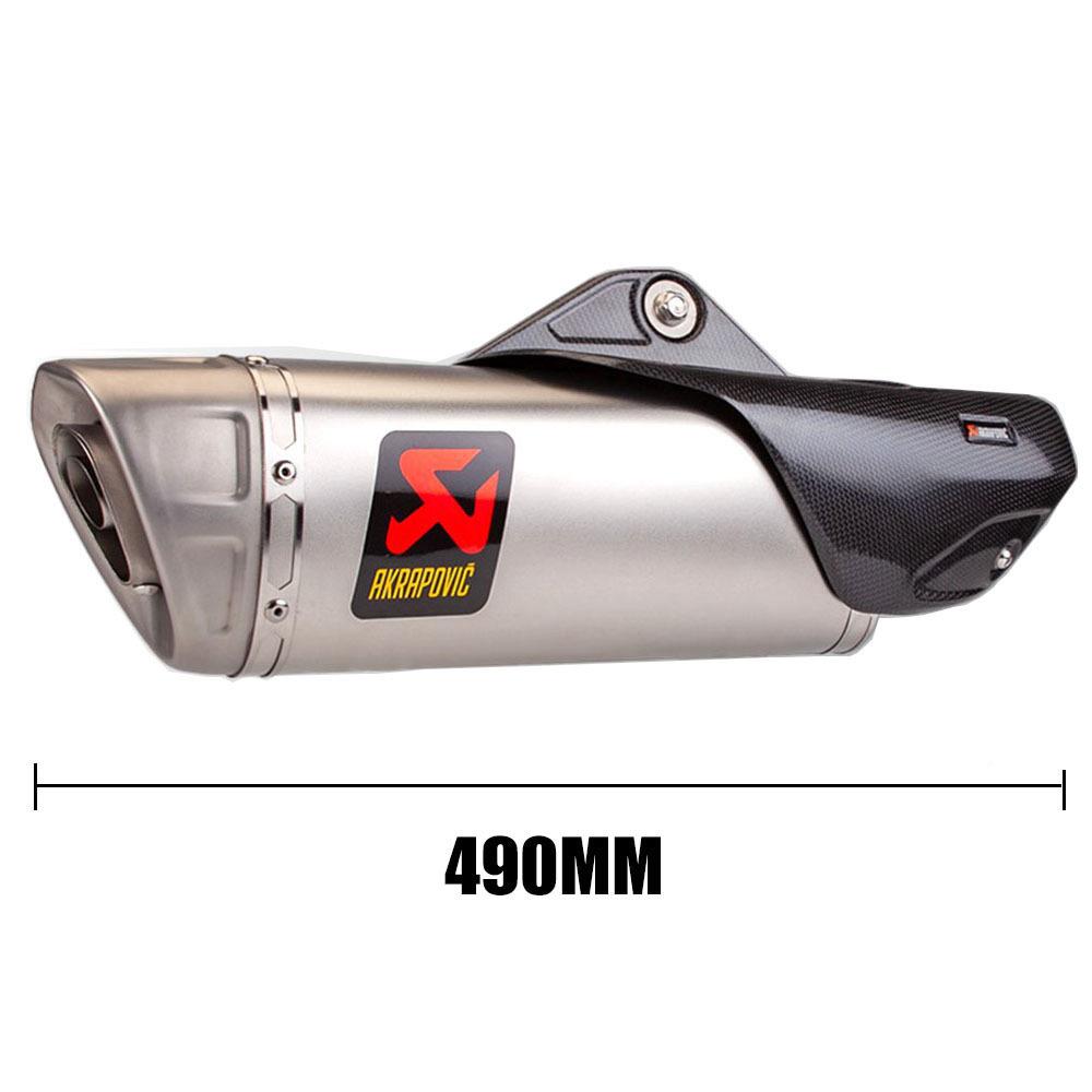 摩托改装天蝎R贸1工排气碳纤维钛合排气管春风450ESR/D52378UK/R