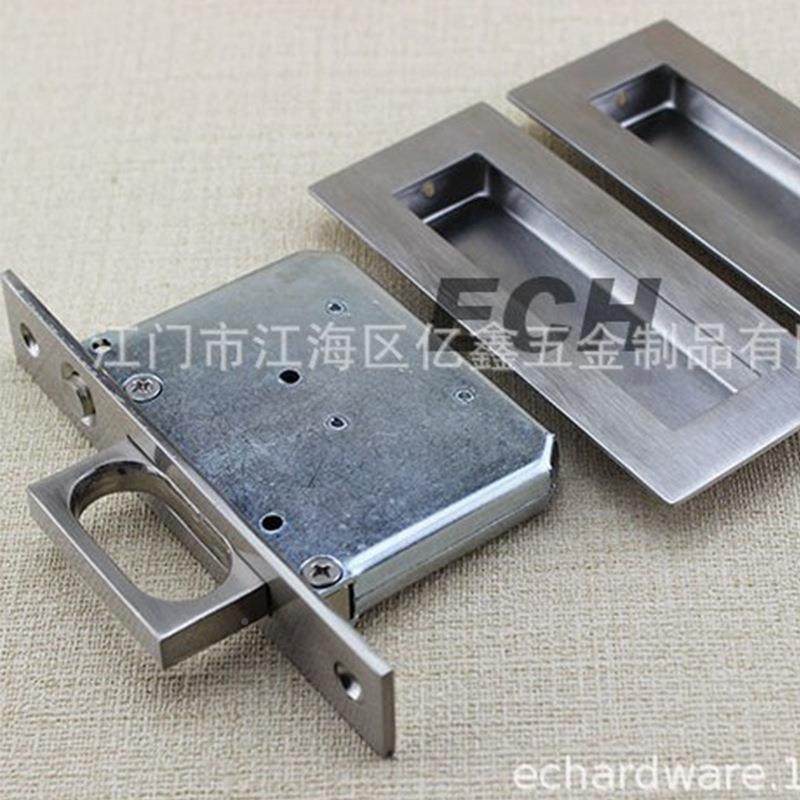 YD003锌合金移锁锈钢暗具拉移不门锁推门拉门锁平移门套锁,基础建材,机械门锁,淘宝优惠券,粉丝福利购,淘宝优惠卷