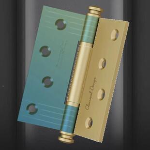 427固铜合页自润滑轴承静音油平开4寸 加4M无M厚房顶门合页 5寸