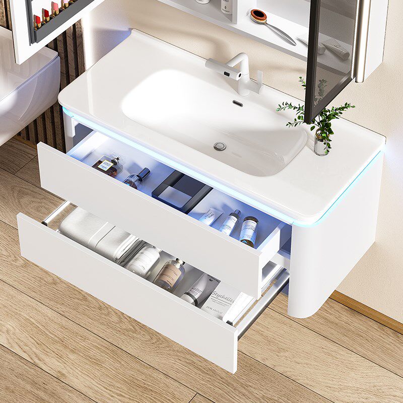 欧罗芬浴室柜主柜挂墙式卫生间洗漱台陶瓷一体盆洗手洗脸盆柜吊柜