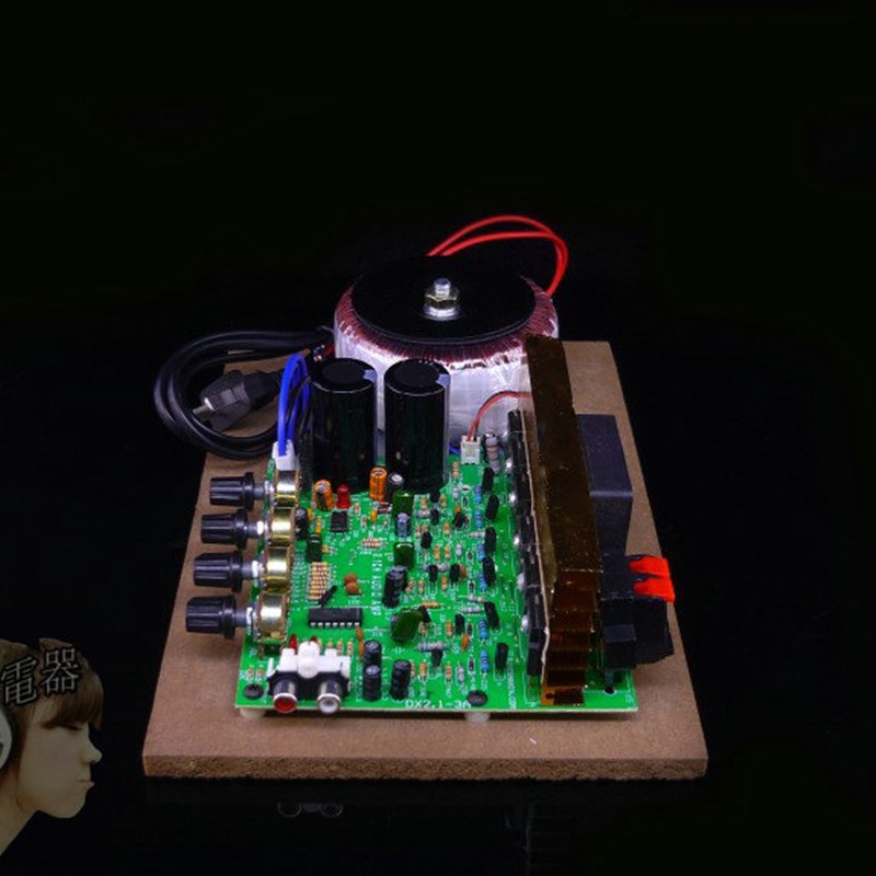 场效应管环牛功放板/大功率/对管2.1功放板/带重低音输出功放