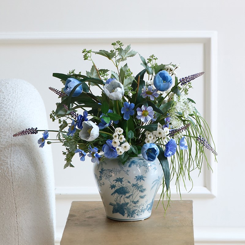 高级仿真假花装饰花艺摆设客厅茶几插花组合仿生花束桌面花卉摆件