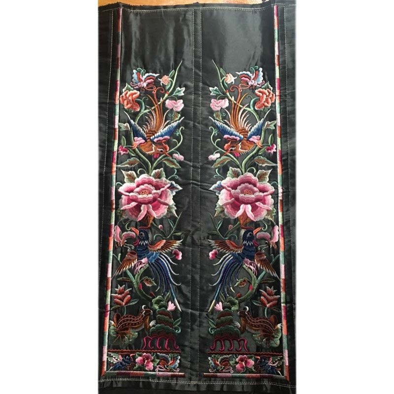 喜庆对联刺绣绣花绣片机绣电脑绣民族风盛典庙会刺