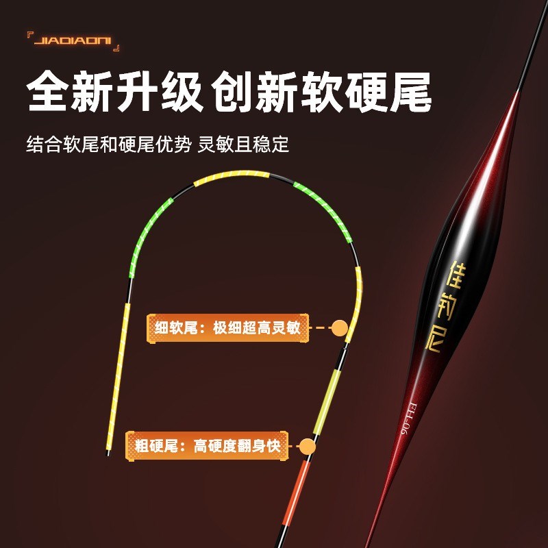 佳钓尼夜光漂一体超细尾鲫鱼漂高灵敏醒目高亮电子漂日夜两用浮漂