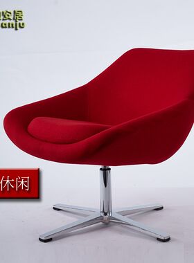 时尚新款现代转椅单价沙发会客椅商务 洽谈椅接待椅休闲椅B247-A