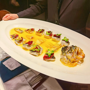 酒店农家乐旦形盘超大鱼盘螺状鱼海鲜盘川菜陶瓷白色中式餐具浅盘