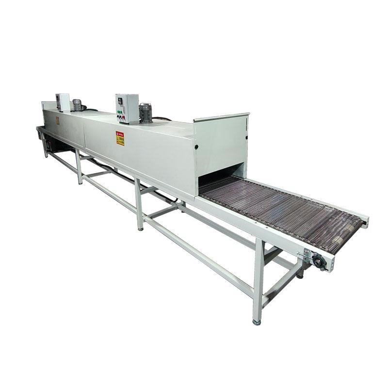 高温丝印隧道炉烘干线流水线五金油墨工业烤箱不锈钢网带输送机