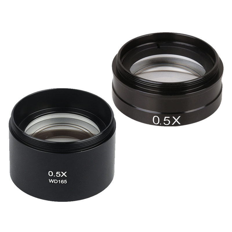 体视显微镜 增距缩小辅助物镜增倍镜升高工作距离0.5倍 WD15定制