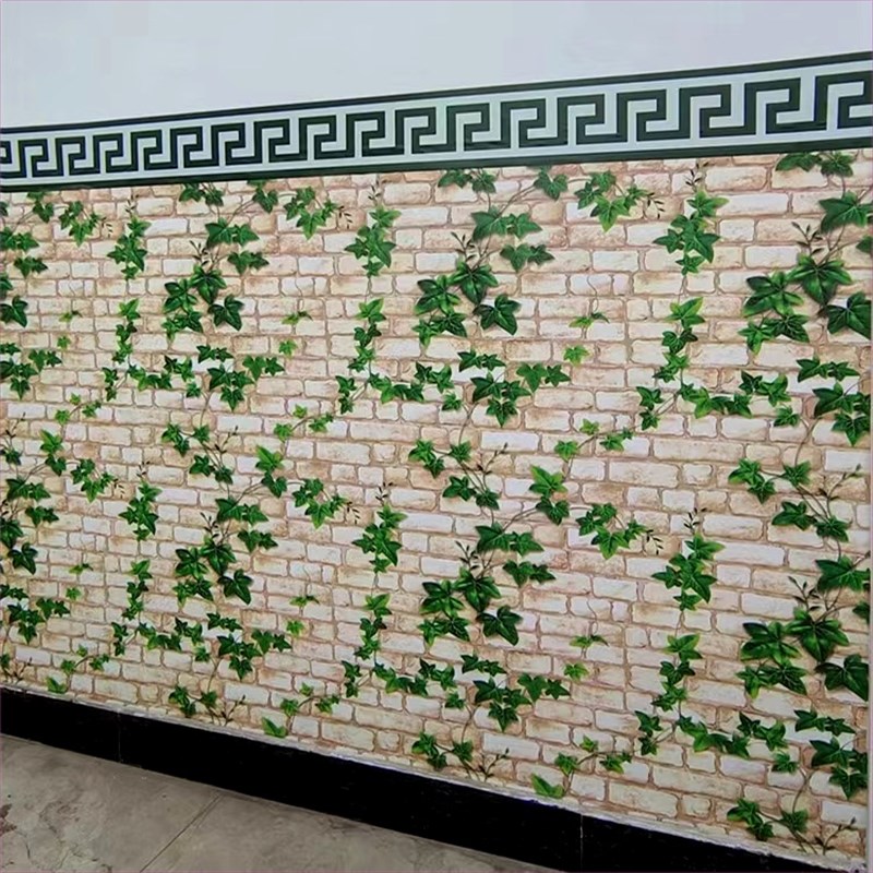 90厘米宽砖纹墙纸自粘壁纸店面专用仿砖墙贴防水防潮饭店餐馆装修