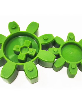 绿色联轴器缓冲垫八角联轴胶圈梅花垫片GR28 38 2 KTR标准