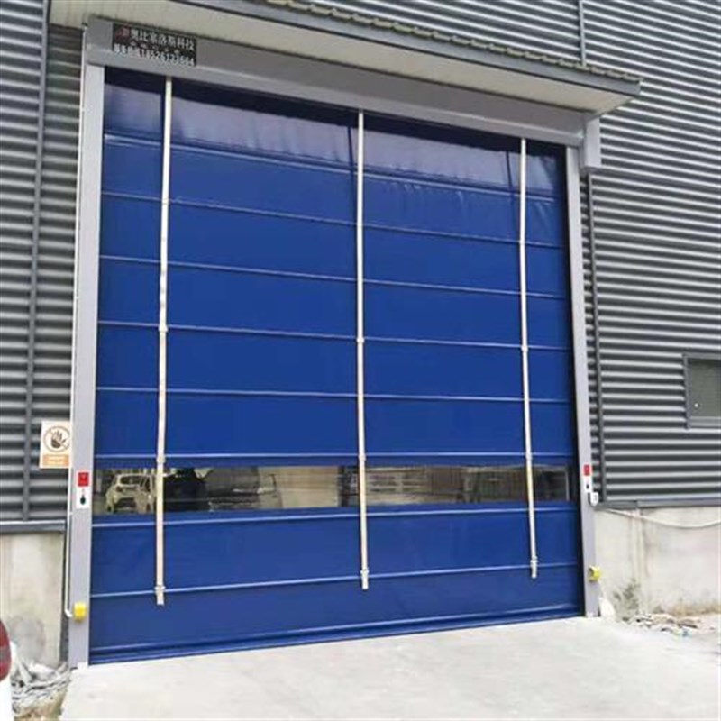 上海自动升降电动红外感应涡轮PVC硬质快速门卷帘门定制定做工厂