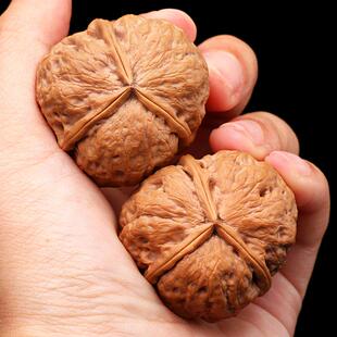 文玩野外生长云铁棱87GYAhSd三三道筋大奔异形桃盘件玩手把玩老树