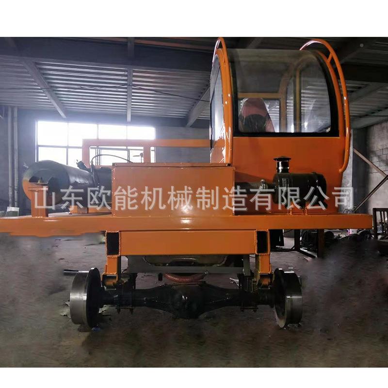 on-1建柴设柴油铁路钢轨道车轨电动汽油小型搬运车油运认输车轨道