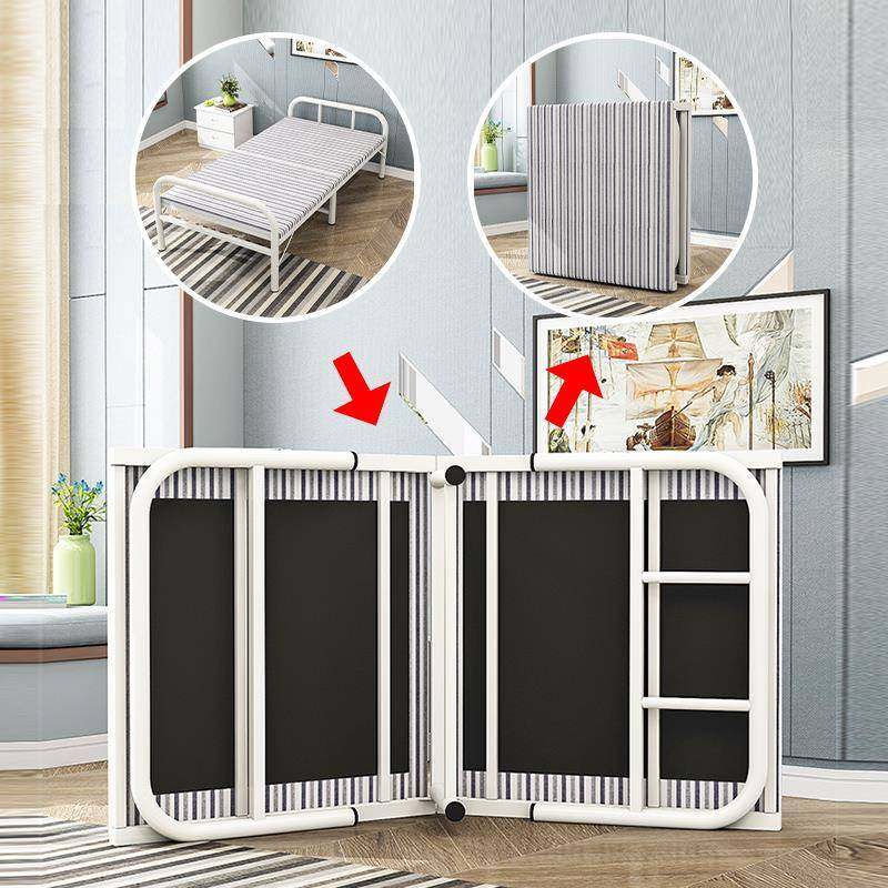 曙亮折叠床单人午休办公室简午睡成易sl009携家用陪护人木板铁便