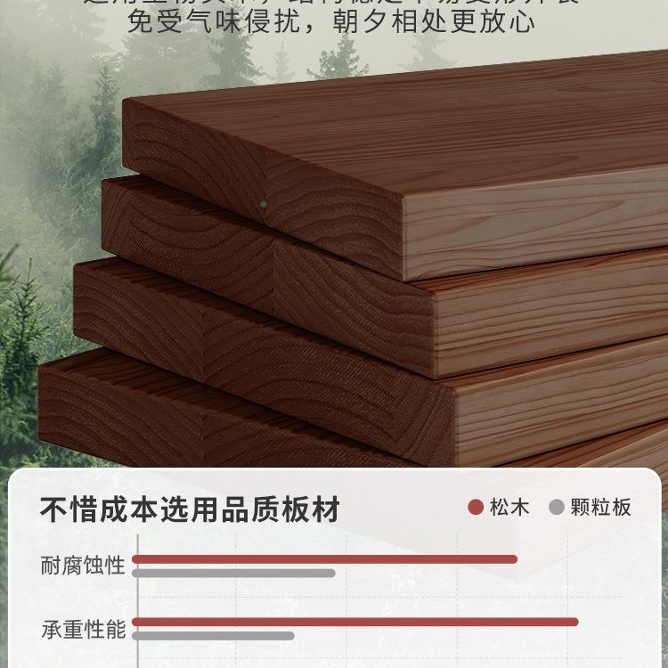 日式实木餐边柜面纳桌柜柜碗橱FS757939柜胡桃木色餐桌收收纳架台