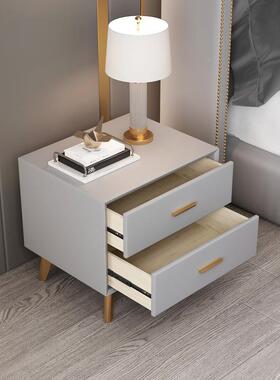 通YDG款皮艺普床头柜柜室现代极简软包皮革卧家具置物小户型直销