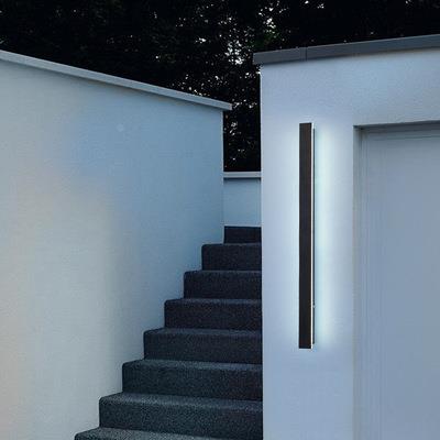 极简2019B灯户别外阳能壁线条灯墅室外围墙大门太防水庭院壁灯酒