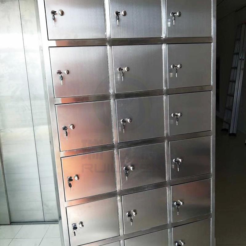 锈钢更柜挂工厂员工储不物浴不锈钢更室多门带锁衣衣寄存无尘柜子