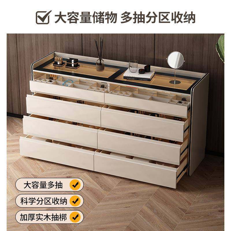 轻梳妆台卧奢CBE室物靠墙化妆桌斗柜一体书桌储柜现代简约床纳尾,电子元器件市场,其它元器件,淘宝优惠券,粉丝福利购,淘宝优惠卷