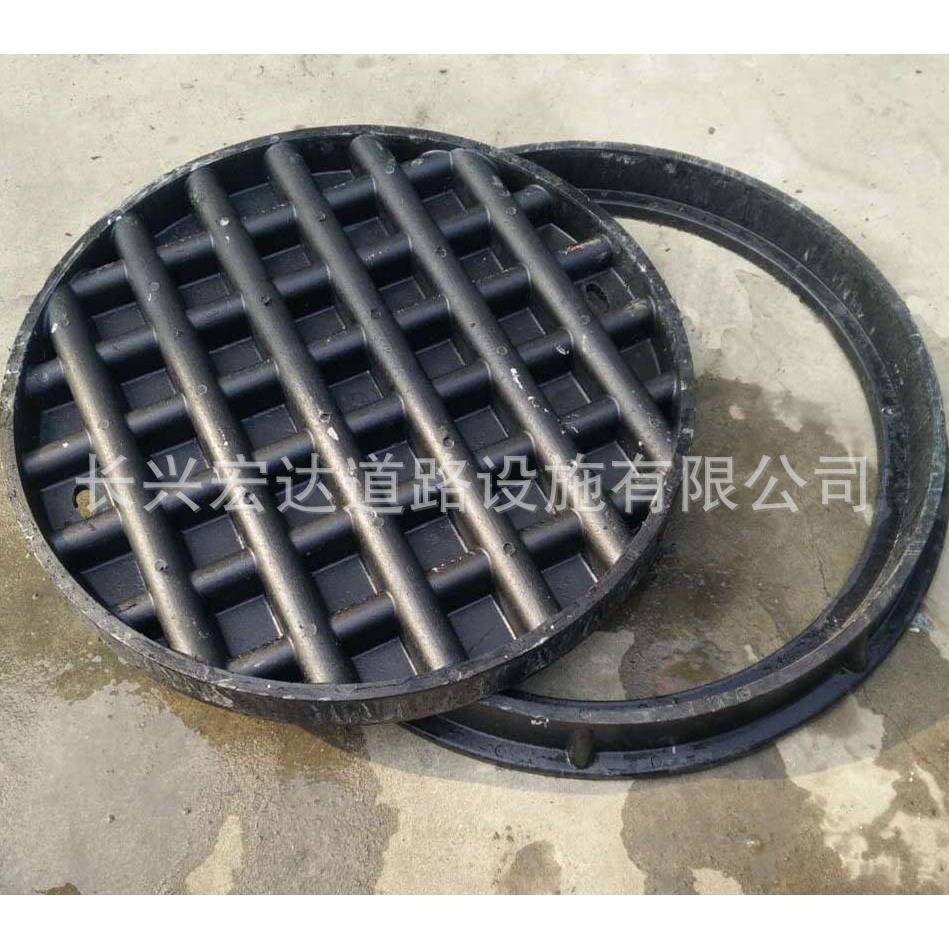人孔井复盖树水脂窨井盖废/雨/污圆形井合盖加重型Φ459800×70