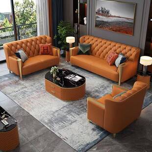 美简式约三人组合s078-ml沙沙发现代式轻奢风高档奢华设计师家具