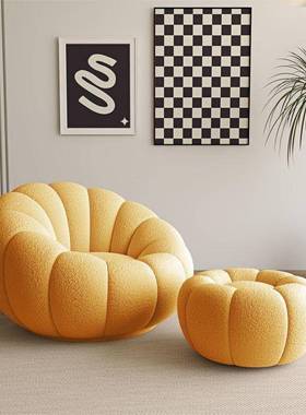 Tal懒人瓜型沙发南网单41578红人阳台可睡可躺休闲椅客厅小户可旋