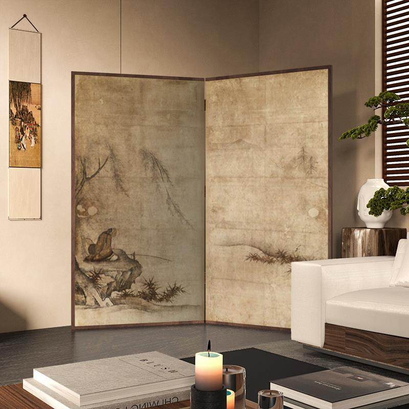 L7东方美学日中古屏风隔1断移客厅民式宿折叠茶室屏背景可动折山,基础建材,屏风,淘宝优惠券,粉丝福利购,淘宝优惠卷