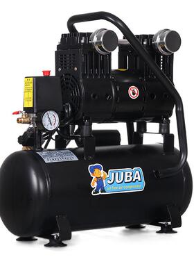 飓霸空压机喷小型泵无油静音980W-1气5L气高压家用漆木工980W-15L