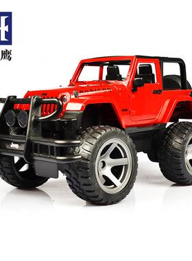 双鹰E716-0童1一键控开门0越野儿玩906具汽车充电电动遥模型